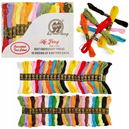 خيط تطريز شلل (50 شلة)