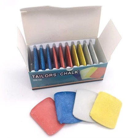 طبشور علام ملونه وسط tailor chalk