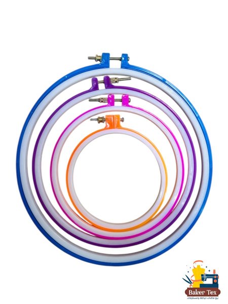 طارات تطريز بلاستيك