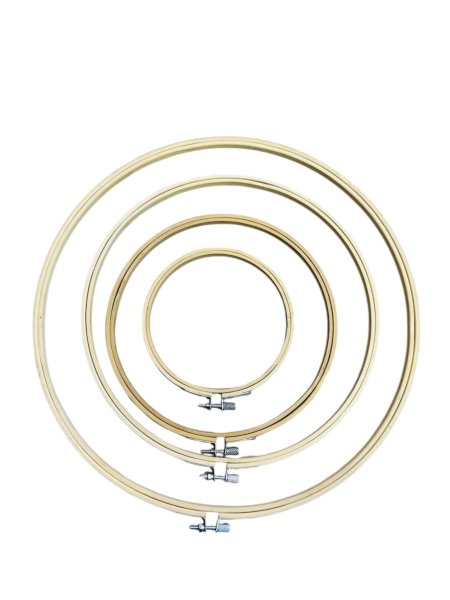 طارات تطريز خشب